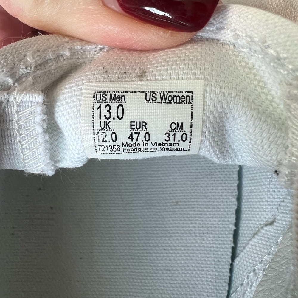 Vans Classic White checkerboard Slip-On Sneakers - Picture 3 of 7